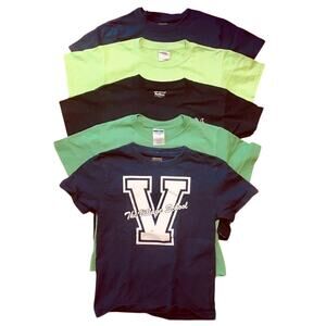Lot of Village School T-shirts